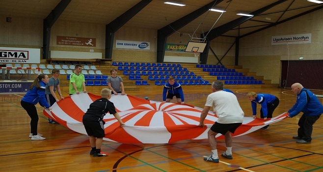 Hold Glad spiller håndbold i Otterup Håndboldklub
